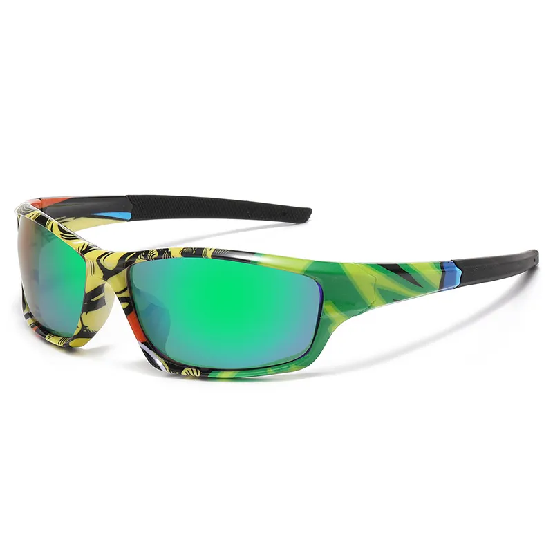 D620 Polarized Sports Sunglasses for Men – UV400 Outdoor Cycling Glasses, Low-Light Night Riding Shades, Ideal for Fishing